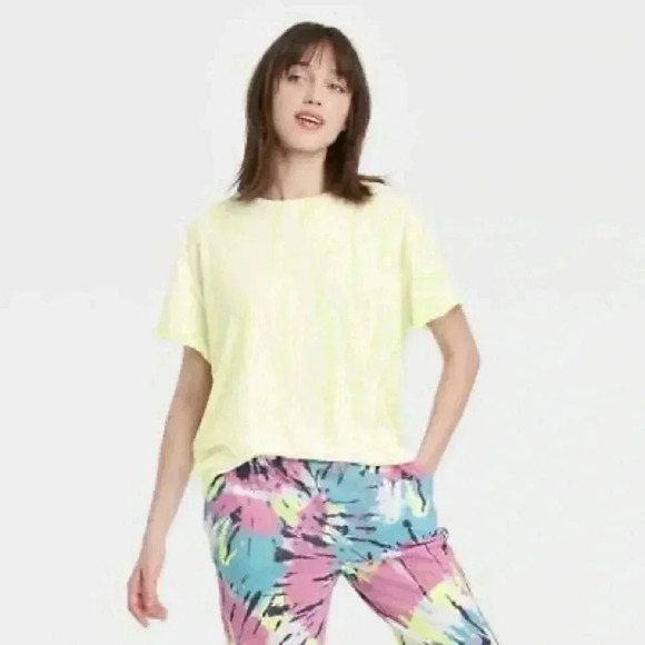 Colsie Tops - Colsie Women's Tie-Dye Oversized Lounge T-Shirt